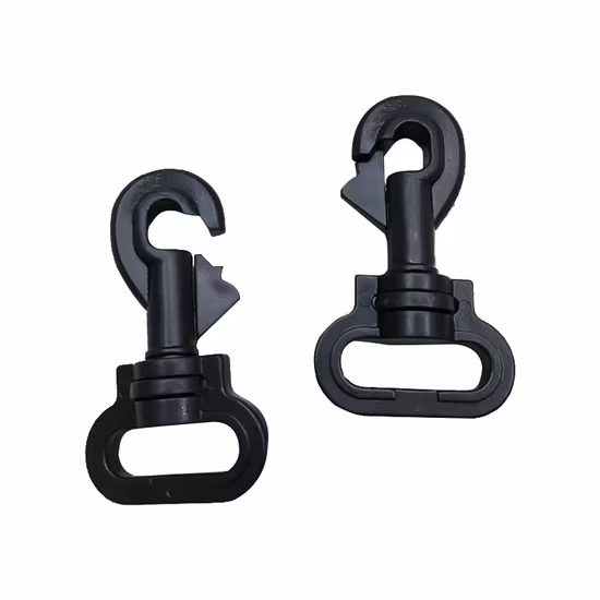 Ganci per clip a scatto OEM di fabbrica Abpf, ganci per cintura, gancio per fibbia a scatto girevole in plastica rotante