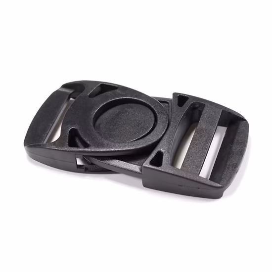 Fibbie con clip per cordino staccabile a sgancio rapido in plastica di marca Abpf